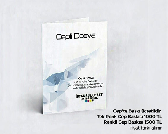 22x32 cm Standart Cepli Dosya - Baskısız Cep 