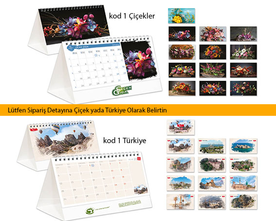 13 yapraklı Piramit Takvim Çiçekler - Türkiye