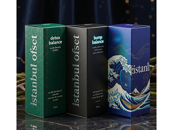 özel kozmetik kutu baskı örneği